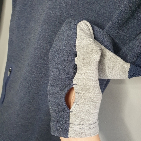 GYMSHARK Impulse Zip Hoodie Blue/Gray Women's Size S - Picture 10 of 10